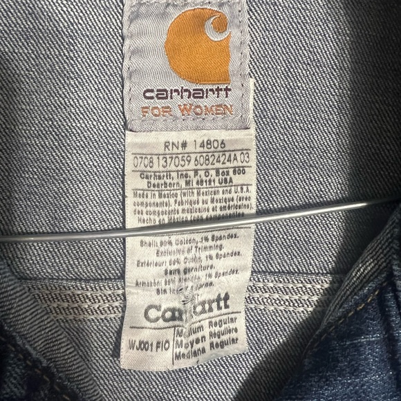 Women’s Carhartt Dark Blue Denim Jacket - Picture 4 of 4
